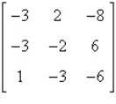 Find all (a) minors and (b) cofactors of the matrix   . Show your work. 