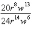 Write the following exponential expression in simplest form.   A)    B)    C)    D)    E)   