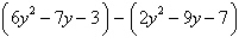 Perform the indicated operation below and simplify if possible by combining like terms. Write the result in standard form.   A)    B)    C)    D)    E)   