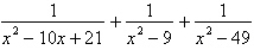 Simplify the following rational expression.   A)    B)    C)    D)    E)   