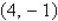 Given the points   and   Find a third point so that the three points form the vertices of a right triangle. A)    B)    C)    D)    E)   
