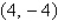 Find the midpoint between the two points   and   . A)    B)    C)    D)    E)   