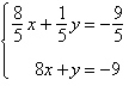 Solve the system by the method of elimination.   A)    B)    (dependent)  C)    D)  inconsistent E)   