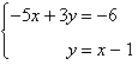 Solve using any method.   A)    B)    C)    D)  inconsistent E)   
