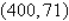 Find the equilibrium point of the demand and supply equations. (The equilibrium point is the price p and number of units x that satisfy both the demand and supply equations.)    A)    B)    C)  inconsistent D)    E)   
