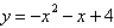 Find the equation of the parabola   that passes through the points.   A)    B)    C)    D)    E)   
