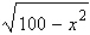 If   , use trigonometric substitution to write   as a trigonometric function of q, where   . A)    B)    C)    D)    E)   