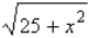 If   , use trigonometric substitution to write   as a trigonometric function of q, where   . A)    B)    C)    D)    E)   