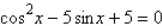 Use inverse functions where needed to find all solutions (if they exist)  of the given equation on the interval   .   A)    B)    C)    D)  solution does not exist E)   
