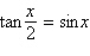 Find all solutions of the given equation in the interval   .   A)    B)    C)    D)    E)   