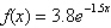 What is the value of the function   at   ? Round to 3 decimal places. A)  1.398 B)  0.676 C)  -7.747 D)  0.848 E)  1.795