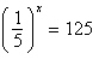 Solve   for x. A)  -5 B)  -1 C)  -3 D)  1 E)  no solution