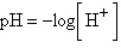 The chemical acidity of a solution is measured in units of pH:   , where   is the hydrogen ion concentration in the solution. If a sample of rain has a pH of 3.2, how many times higher is its   than pure water's, which has a pH of 7? A)    B)    C)  7 D)    E)   