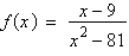 Find the domain of   . A)  all real numbers except   B)  all real numbers except   C)  all real numbers except   D)  all real numbers except   E)  all real numbers