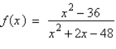 Find the domain of   . A)  all real numbers except   B)  all real numbers C)  all real numbers except   D)  all real numbers except   E)  all real numbers except  