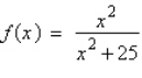 Determine the equations of any horizontal and vertical asymptotes of   . A)  horizontal:   ; vertical:   B)  horizontal:   ; vertical: none C)  horizontal:   ; vertical:   D)  horizontal: none; vertical: none E)  horizontal:   ; vertical: none