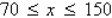 <strong>A 1500-liter tank contains 70 liters of a 30% acid solution and you add x liters of a 70% acid solution to the tank. If the function C, which represents the proportion of acid to the total solution in the final mixture, is given by   , determine the domain based upon the physical constraints of the problem.</strong> A)   B)   C)   D)   E)   <div style=padding-top: 35px> 