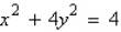 Match the equation with its graph.   A)    B)    C)    D)    E)   