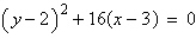 Find the vertex and focus of the parabola.   A)  vertex:   focus:   B)  vertex:   focus:   C)  vertex:   focus:   D)  vertex:   focus:   E)  vertex:   focus:  