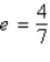 Find the standard form of the equation of the ellipse with vertices   and eccentricity   . A)    B)    C)    D)    E)   