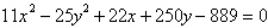 Find the center and vertices of the hyperbola.   A)  center: (-1, 5) , vertices: (-6, 5) , (4,5)  B)  center: (-1, 5) , vertices: (-1, 0) , (-1, 10)  C)  center: (1,-5) , vertices: (-4, -5) , (6, -5)  D)  center: (1, -5) , vertices: (1, -10) , (1, 0)  E)  center: (-5, 1) , vertices: (-10, 1) , (0, 1) 