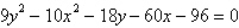 Identify the conic by writing the equation in standard form.   A)    ; hyperbola B)    ; hyperbola C)    ; ellipse D)    ; hyperbola E)    ; ellipse