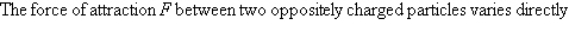 Find a mathematical model for the verbal statement:       A)    B)    C)    D)    E)   