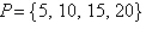 Which set of ordered pairs represents a function from P to Q?     A)    B)    C)    D)    E)   