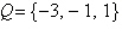 Which set of ordered pairs represents a function from P to Q?     A)    B)    C)    D)    E)   