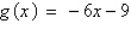Find the value(s)  of x for which f (x)  = g (x) .     A)    B)    C)    D)    E)   