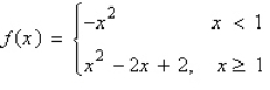 Determine the intervals over which the function is increasing, decreasing, or constant.     A)    B)    C)    D)    E)   