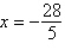 <strong>Solve the equation .</strong> A) B) C) D) E)
