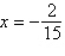 <strong>Solve the equation .</strong> A) B) C) D) E)