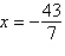 <strong>Solve the equation .</strong> A) B) C) D) E)