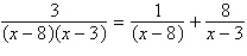 Solve the equation   A)    B)    C)    D)    E)   