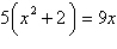 Write the following quadratic equation in standard form.   A)    B)    C)    D)    E)   
