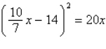 Use the Quadratic Formula to solve   . A)    B)    C)    D)    E)   