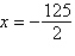 <strong>Find all solutions to the following equation. </strong> A) B) no solution C) D) E)