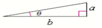  Use the figure to find the exact value of the trigonometric function. ​ Cos 2θ​   ​ A = 1,b = 2 ​ A) ​  \frac { 3 } { 4 }  B)   \frac { 3 } { 5 }  C) ​  \frac { 5 } { 3 }  D) ​  \frac { 4 } { 5 }  E) ​  \frac { 5 } { 4 }