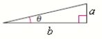  Use the figure to find the exact value of the trigonometric function. ​ Tan 2θ​   ​ A = 1,b = 6 ​ A)   \frac { 35 } { 12 }  B)   \frac { 12 } { 35 }  C) ​  \frac { 12 } { 37 }  D) ​  \frac { 35 } { 37 }  E) ​  \frac { 37 } { 35 }