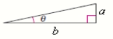  Use the figure to find the exact value of the trigonometric function. ​ Sec 2θ​   ​ A = 1,b = 8 ​ A) ​  \frac { 63 } { 64 }  B)   \frac { 63 } { 65 }  C) ​  \frac { 64 } { 65 }  D) ​  \frac { 65 } { 63 }  E)   \frac { 65 } { 64 }
