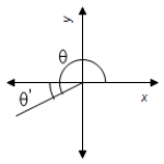  Find the reference angle  \theta ^ { \prime }  ,and sketch  \theta  and  \theta ^ { \prime }  in standard position.​  \theta = \frac { 8 \pi } { 7 }  ​ A)   \theta ^ { \prime } = \frac { \pi } { 8 }    B)   \theta ^ { \prime } = \frac { 7 \pi } { 8 }    C)   \theta ^ { \prime } = 8 \pi    D)   \theta ^ { \prime } = \frac { \pi } { 7 }    E)   \theta ^ { \prime } = 7 \pi    