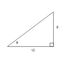  Find the exact values of the six trigonometric functions of the angle ? shown in the figure. (Use the Pythagorean Theorem to find the third side of the triangle. )    ? A) sin ? =  \frac { 5 } { 3 }  csc ? =  \frac { 3 } { 5 }  Cos ? =  \frac { 5 } { 4 }  Sec ? =  \frac { 4 } { 5 }  Tan ? =  \frac { 4 } { 3 }  Cot ? =  \frac { 3 } { 4 }  ? B) sin ? =  \frac { 4 } { 3 }  ? csc ? =  \frac { 3 } { 4 }  ? Cos ? =  \frac { 5 } { 4 }  ? Sec ? =  \frac { 4 } { 5 }  ? Tan ? =  \frac { 5 } { 3 }  ? Cot ? =  \frac { 3 } { 5 }  ? ? C) sin ? =  \frac { 4 } { 5 }  ? csc ? =  \frac { 3 } { 4 }  ? Cos ? =  \frac { 3 } { 5 }  Sec ? =  \frac { 4 } { 3 }  Tan ? =  \frac { 5 } { 3 }  Cot ? =  \frac { 5 } { 4 }  ? D) sin ? =  \frac { 3 } { 5 }  csc ? =  \frac { 5 } { 3 }  Cos ? =  \frac { 4 } { 5 }  Sec ? =  \frac { 5 } { 4 }  Tan ? =  \frac { 3 } { 4 }  Cot ? =  \frac { 4 } { 3 }  ? E) sin ? =  \frac { 4 } { 3 }  csc ? =  \frac { 5 } { 3 }  Cos ? =  \frac { 5 } { 4 }  Sec ? =  \frac { 3 } { 5 }  Tan ? =  \frac { 3 } { 4 }  Cot ? =  \frac { 4 } { 5 }  ? 