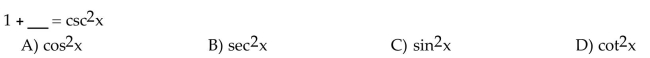 Complete the sentence so the result is an identity. Let x be any real number.  <div style=padding-top: 35px> 
