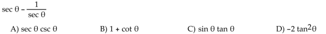 Perform the indicated operations and simplify the result so there are no quotients.  <div style=padding-top: 35px> 