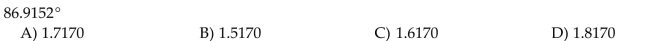 Convert the degree measure to radians, correct to four decimal places. Use 3.1416 for π.