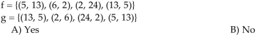 Decide whether the given functions are inverses.