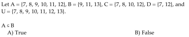 Tell whether the statement is true or false.