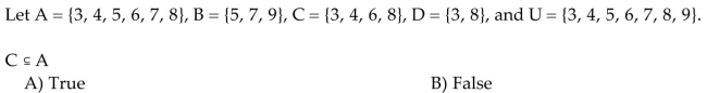Tell whether the statement is true or false.