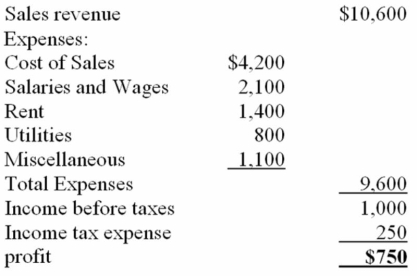 The following income statement was reported for Cotrell Inc. for the first year of operations ending December 31, 20B, reported in thousands of dollars:    Calculate the following: (a) net profit margin (b) earnings per share if there are 100,000 shares outstanding